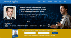 Desktop Screenshot of jeremykingsley.com